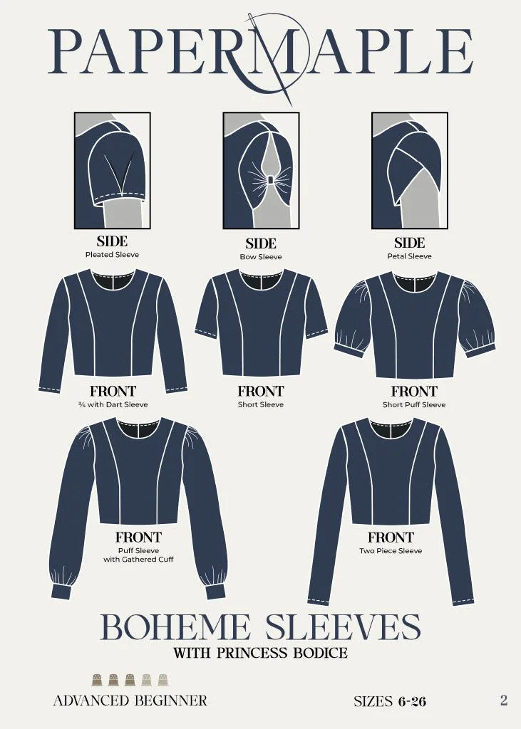 The Boheme Sleeves - Fit and Flare / Overview