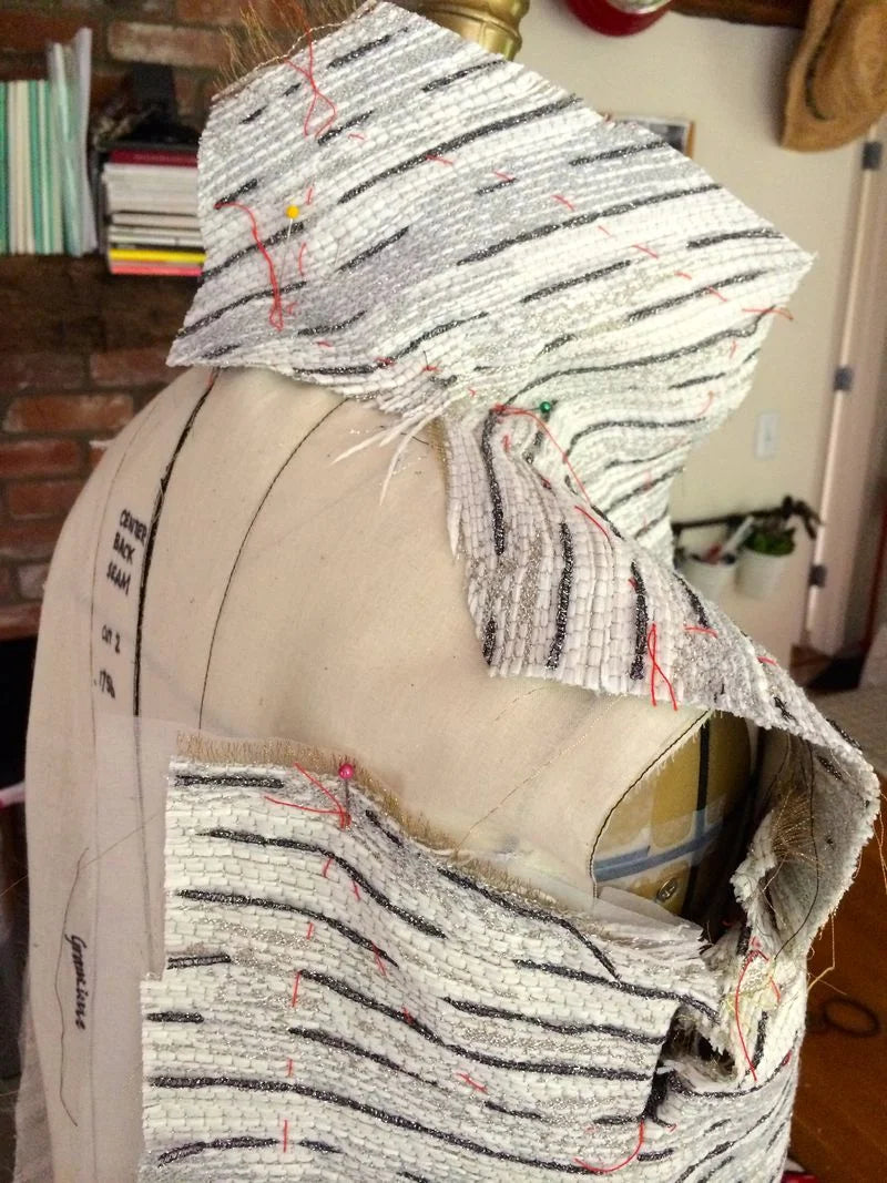 Marfy sew along 1756 Pt 12 - Collars...Construction and pad stitching