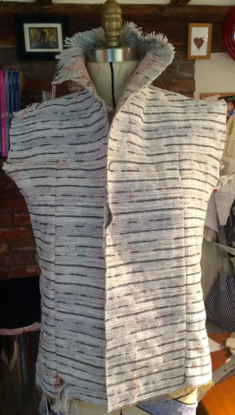 Marfy sew along 1756 Pt 13 - Back stays, back and side construction