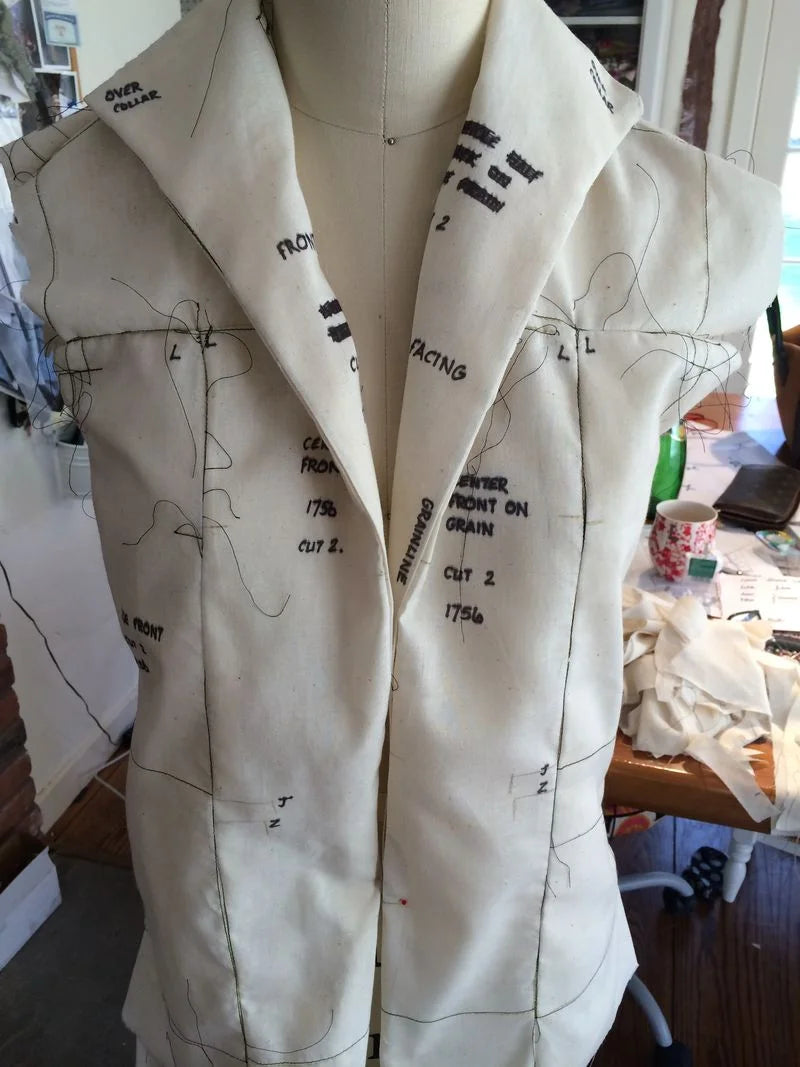 Marfy 1756 sew along supply list and muslins...