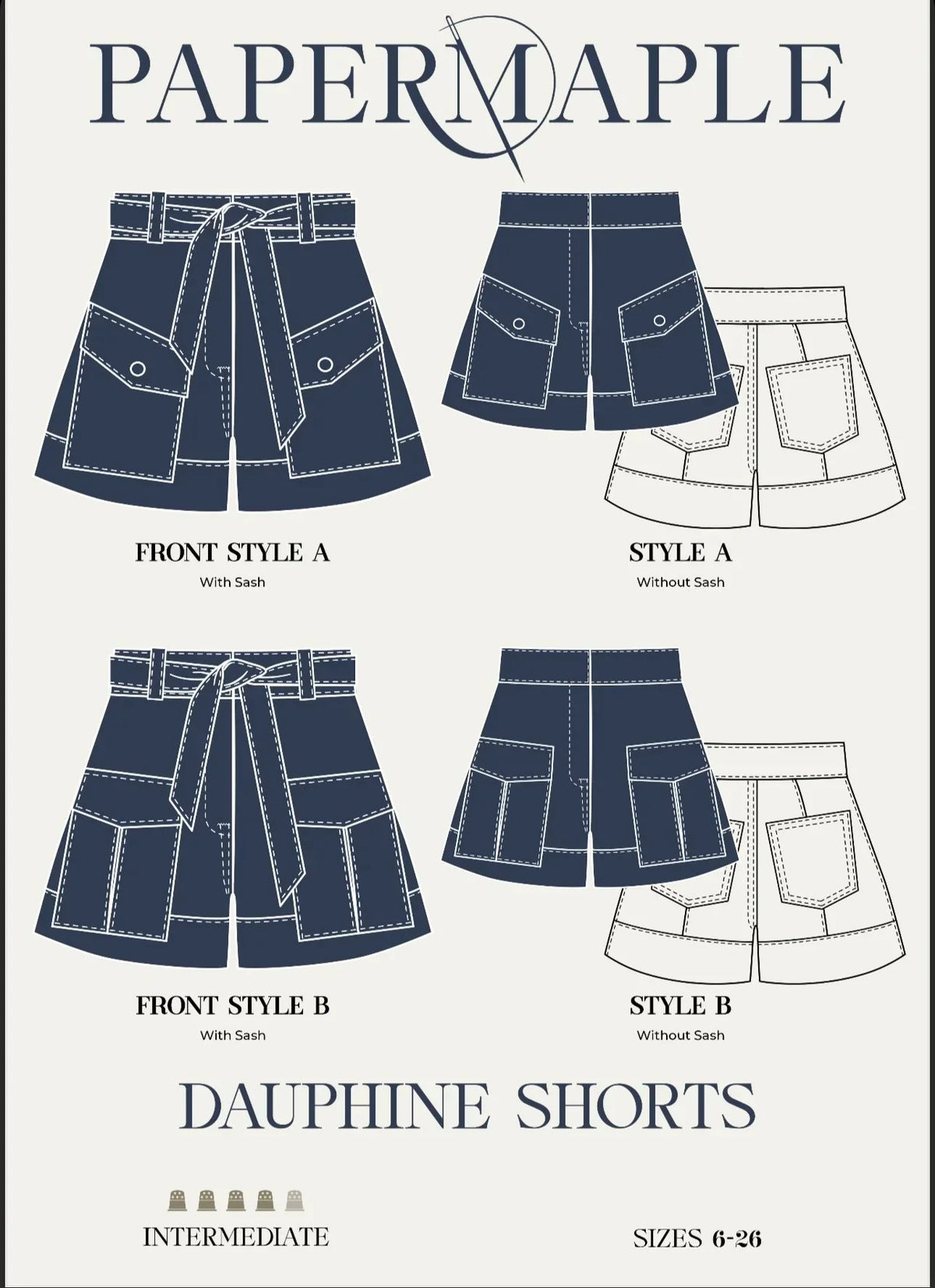 The Dauphine Short - Waistband Options / Before Cutting - Part Three